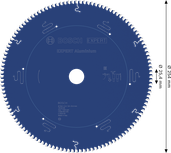 BoschEXPERT 铝制圆锯片 254mm T120。